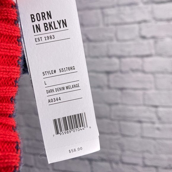 New‎ 525 America Large L Revolve Blue Ribbed Knit Crop Slim Fit Pullover Sweater - Picture 4 of 4